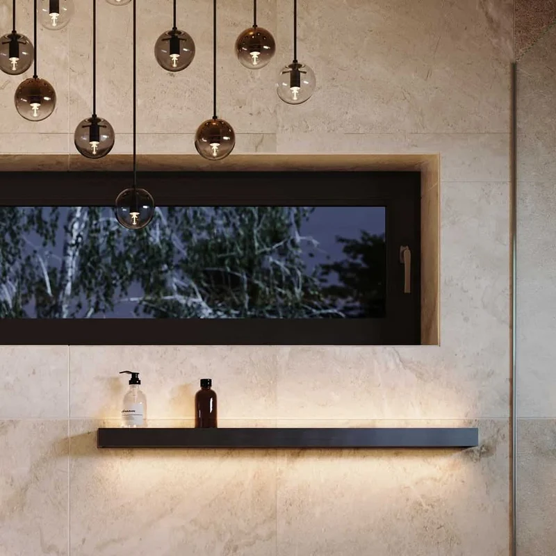 Applique murale LED etagere