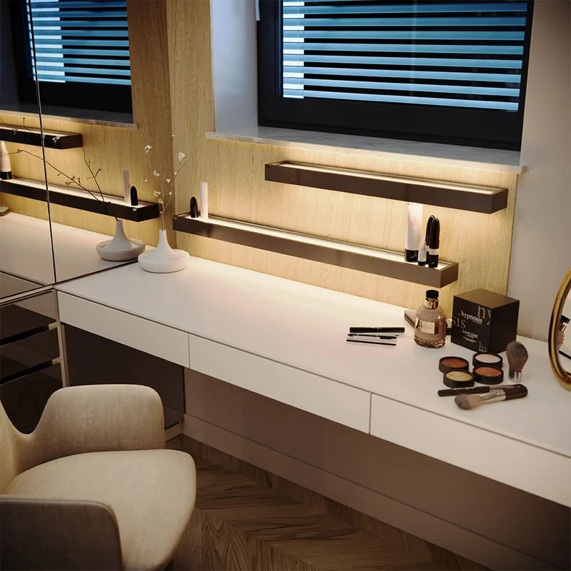 Applique murale LED etagere