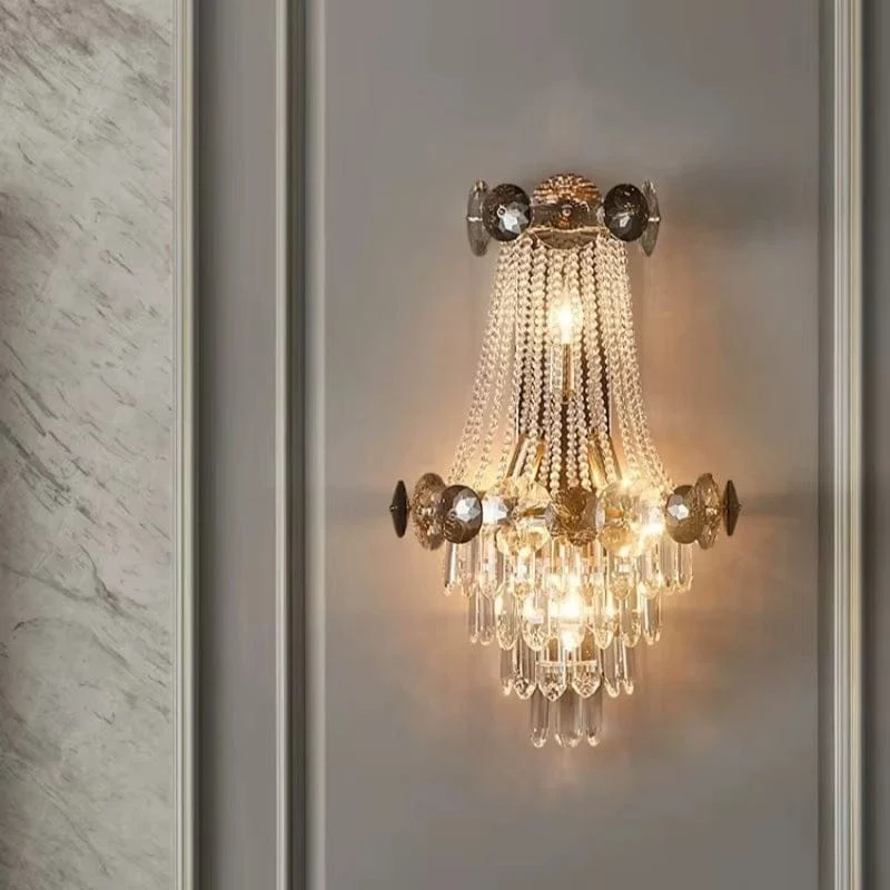 Luminaire mural en cristal