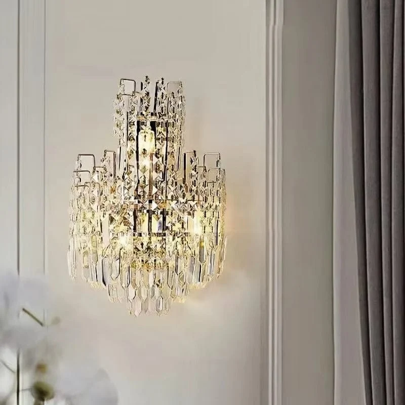 Luminaire mural en cristal