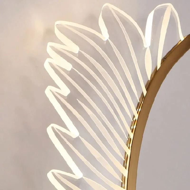 Applique en plumes