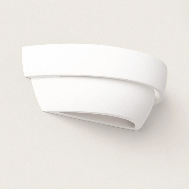 Applique LED Platre Blanche