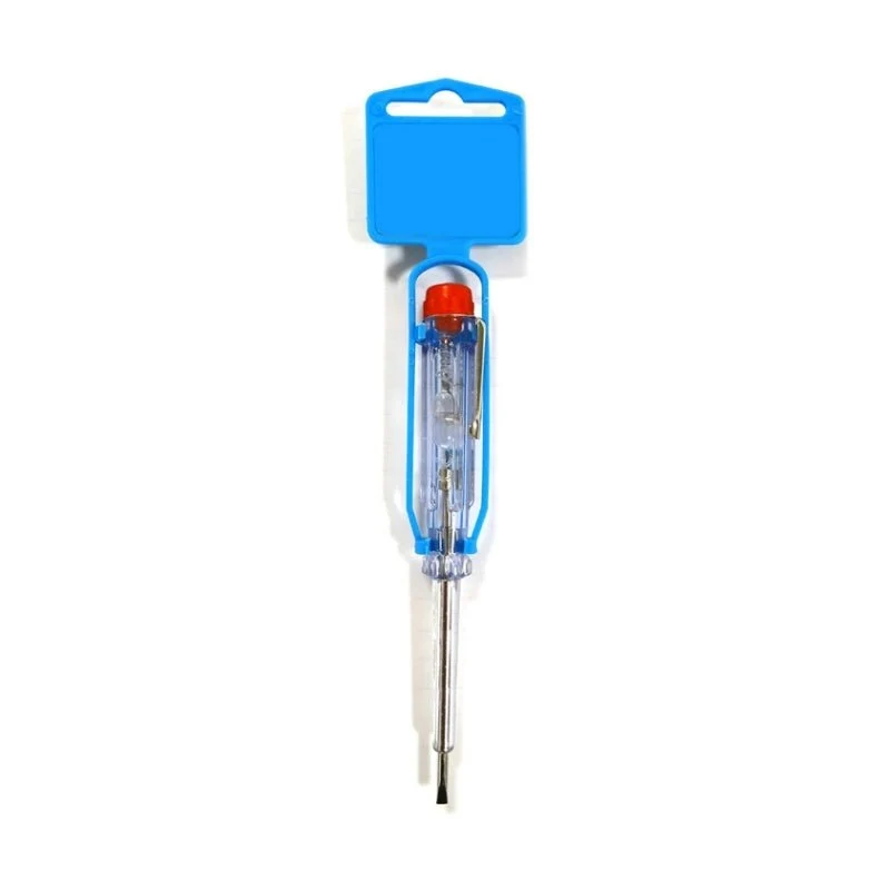 Tournevis Plat Testeur de Courant 14cm Transparent