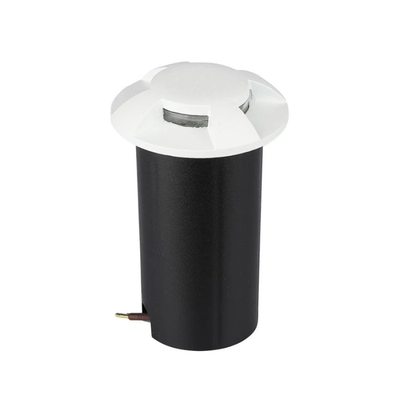 Spot LED Extérieur Encastrable IP67 DC12V 1W 4 Faisceaux Blanc