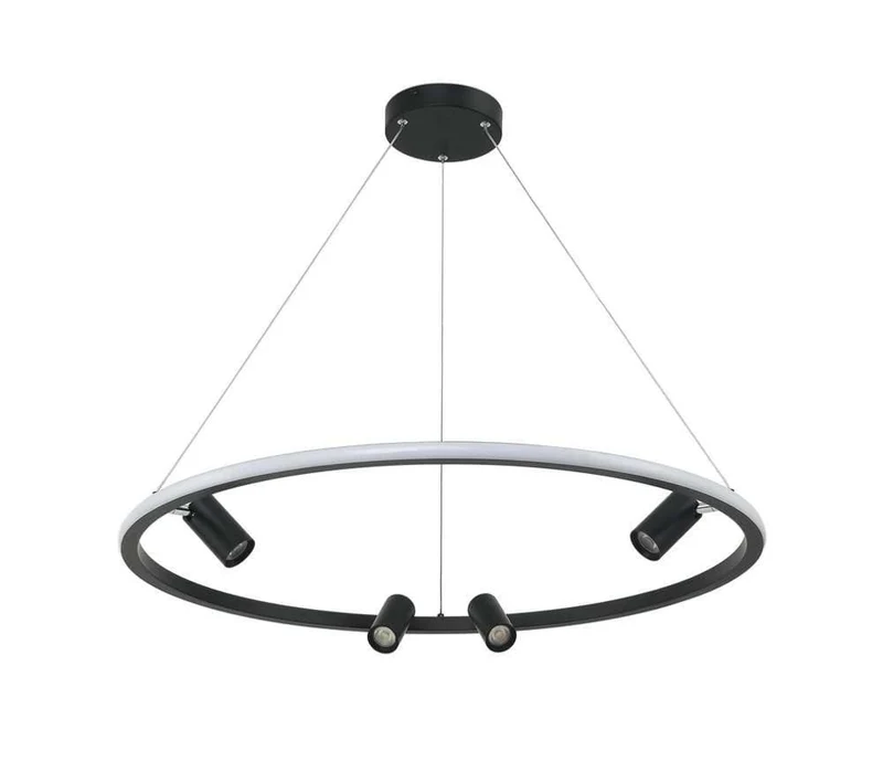 Suspension LED Zambelis 22013 noire Ø 79 cm