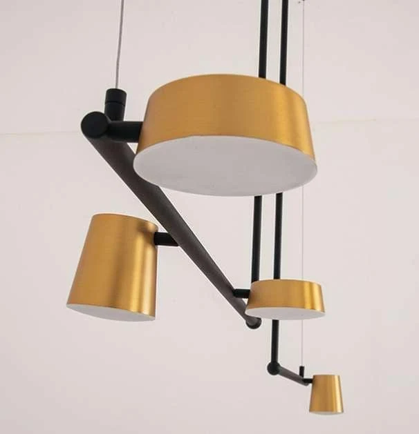 Suspension LED Zambelis 2035 or mat et noir