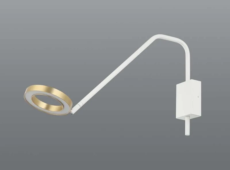 Applique murale LED Zambelis 22043 blanc/or mat