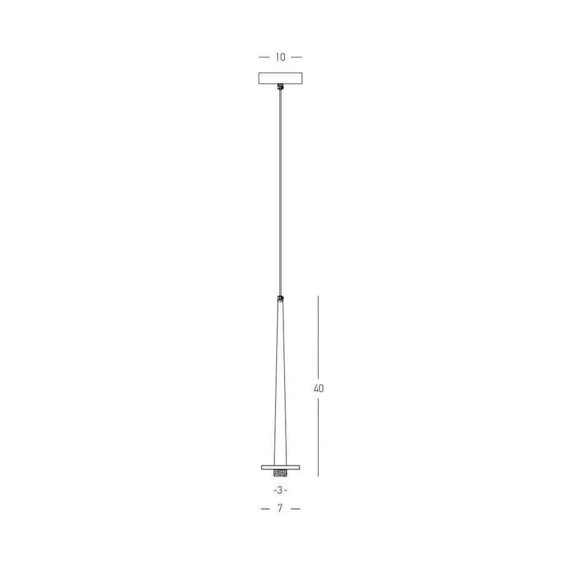 Suspension LED Zambelis 22111 or mat