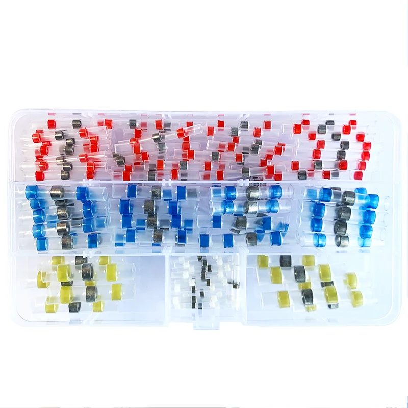 Boîte assortie de manchons thermorétractables à souder / 100pc
