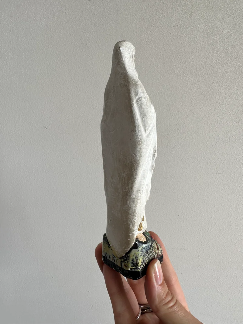 Vierge en plâtre années 60
