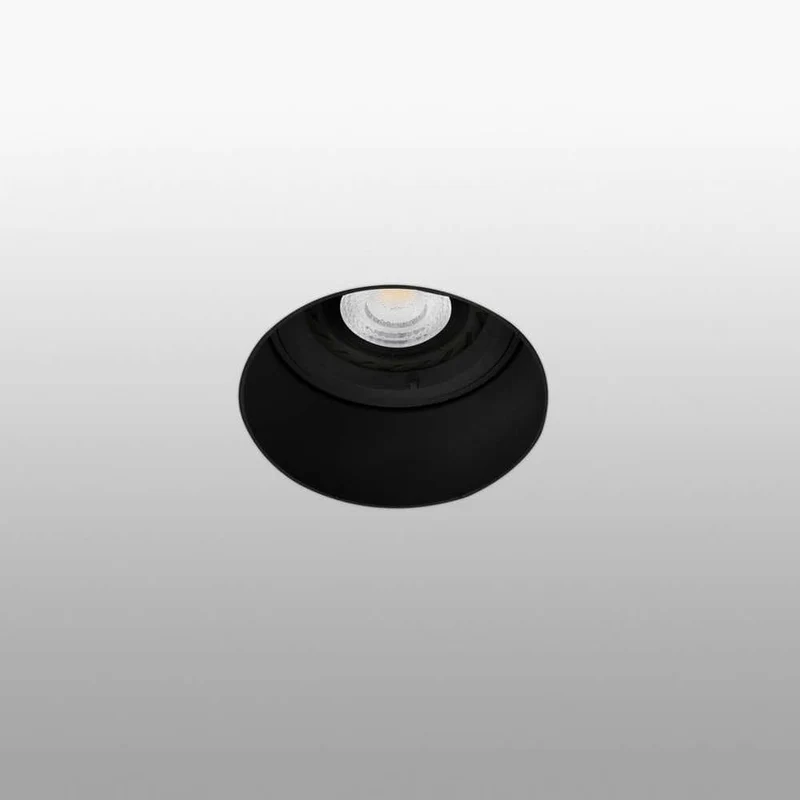 Spot encastrable FRESH rond sans collerette noir