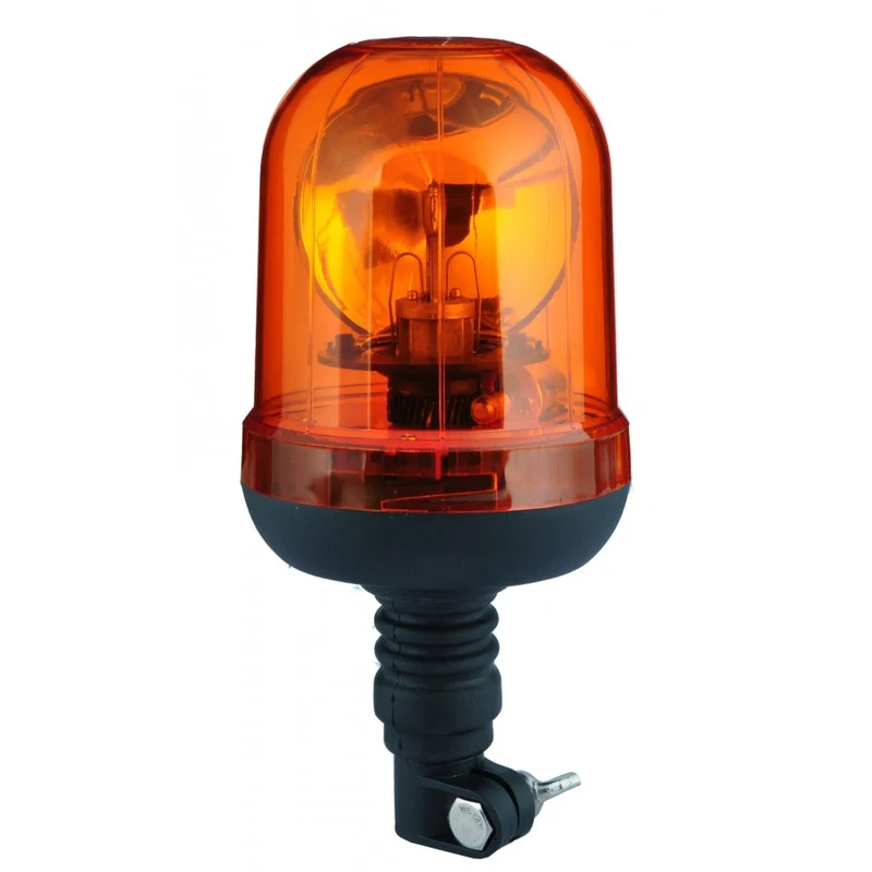 Gyrophare à ampoule rotative montage Flexi-DIN 12/24V