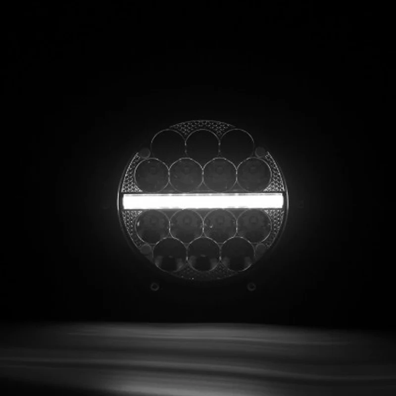 Spots LED avec bande lumineuse de position / 7"