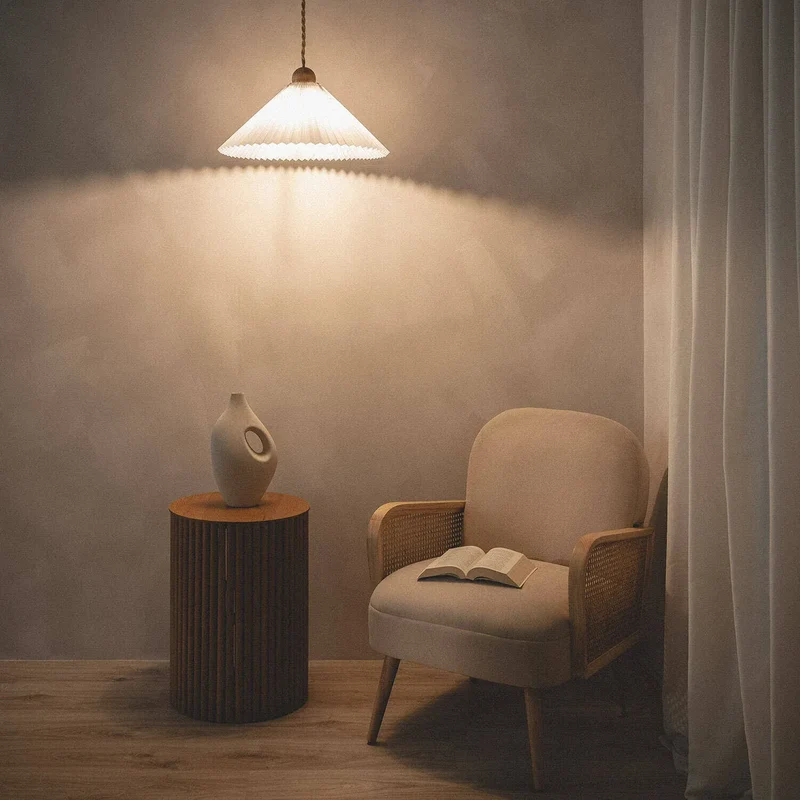 Suspension Salle de bain marron