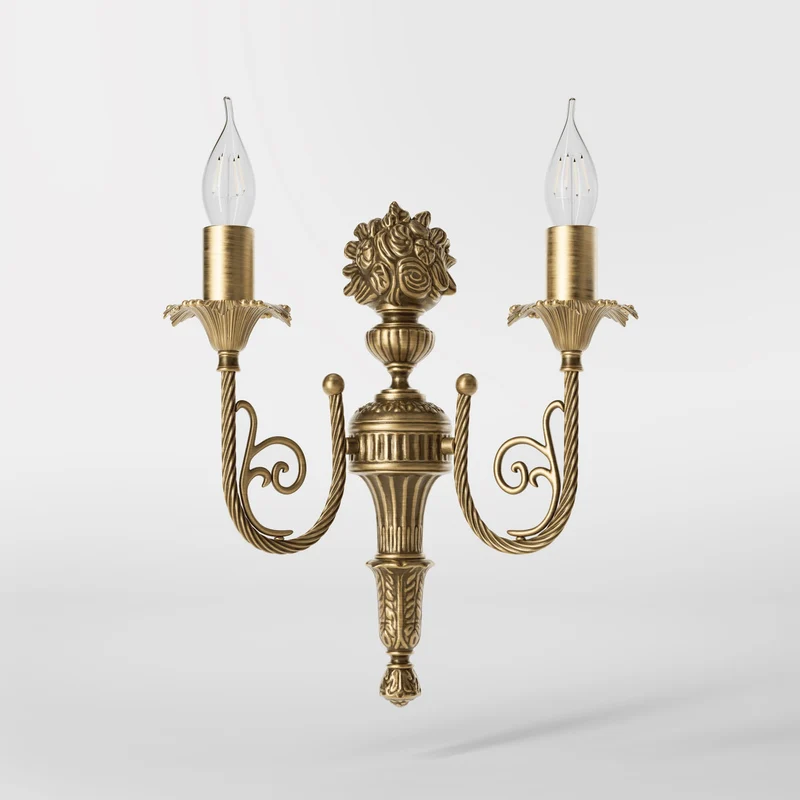 Set de luminaires en laiton fabriqués en Italie