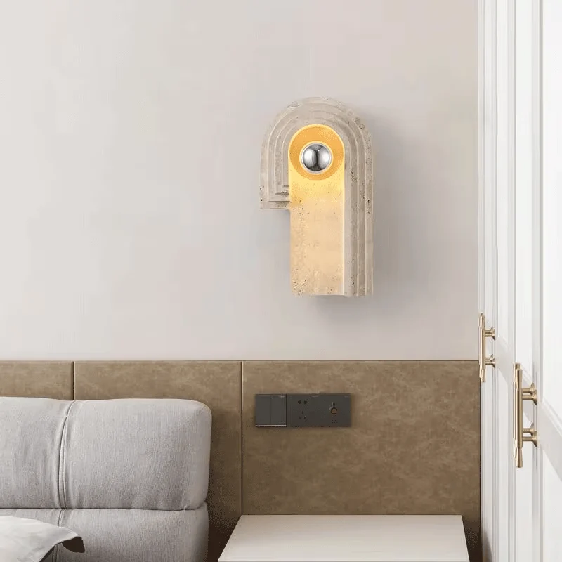 Applique LED en Pierre Naturelle