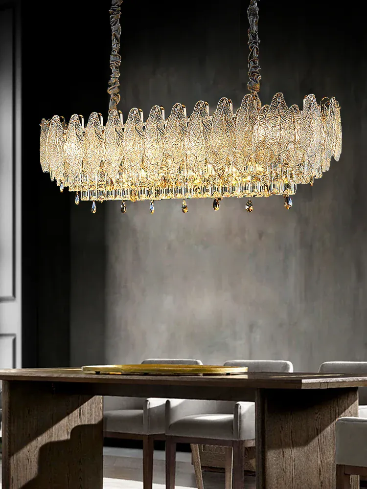 Ensemble Lustre et Applique en Verre