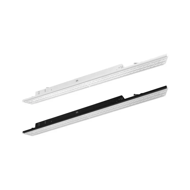 Spot Linéaire LED sur Rail Triphasé 150cm Blanc - Puissance Ajustable