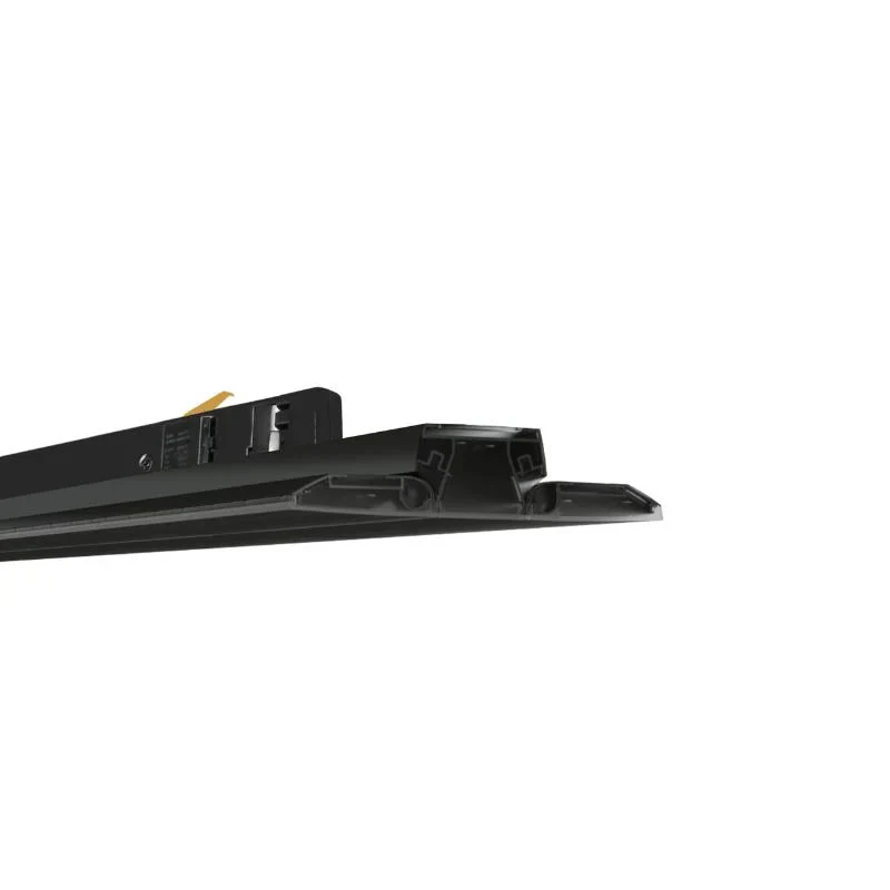 Spot Linéaire LED sur Rail Monophasé 60cm Noir - Puissance Ajustable