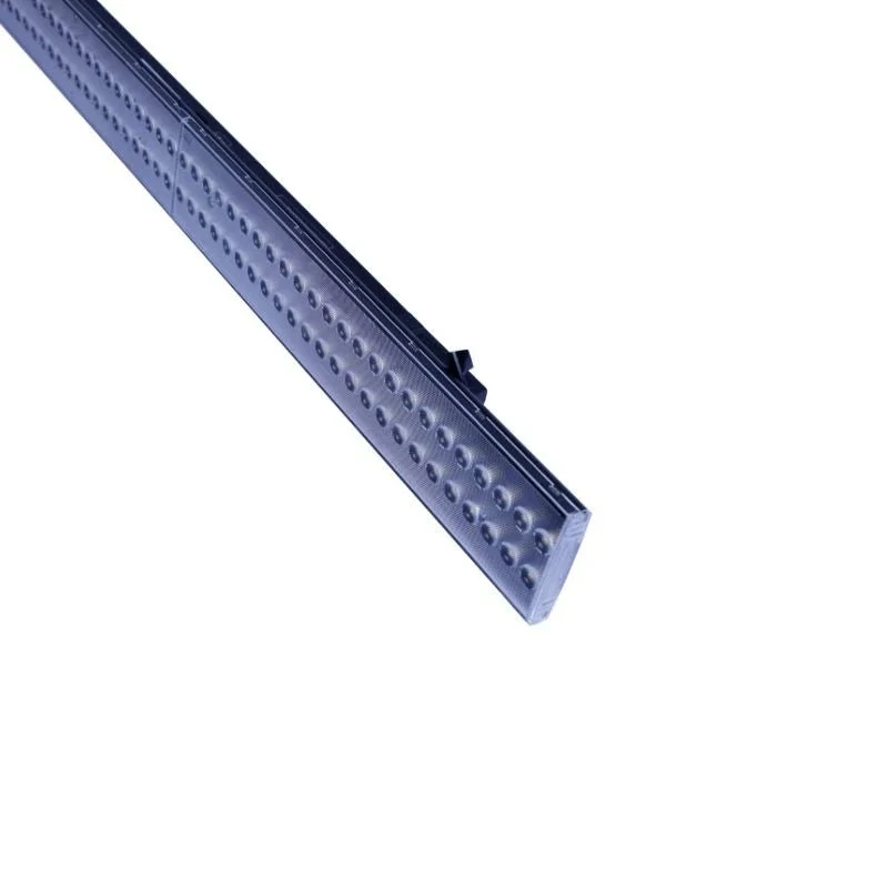 Spot Linéaire LED sur Rail Monophasé 60cm Noir - Puissance Ajustable