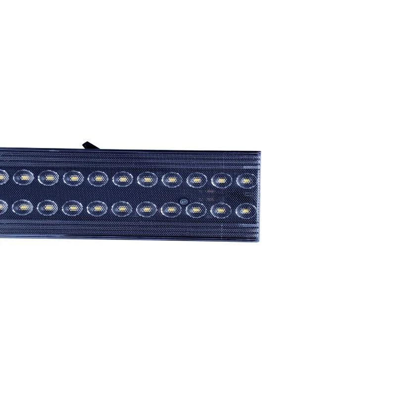 Spot Linéaire LED sur Rail Monophasé 60cm Noir - Puissance Ajustable