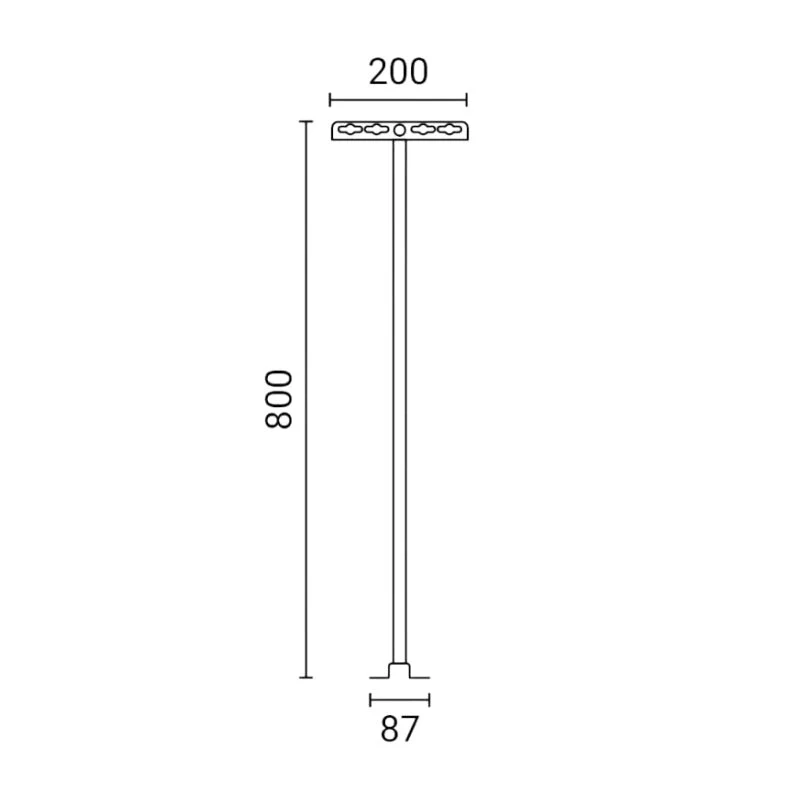 Support Mural pour Projecteur LED 80cm - Magasin et Enseigne