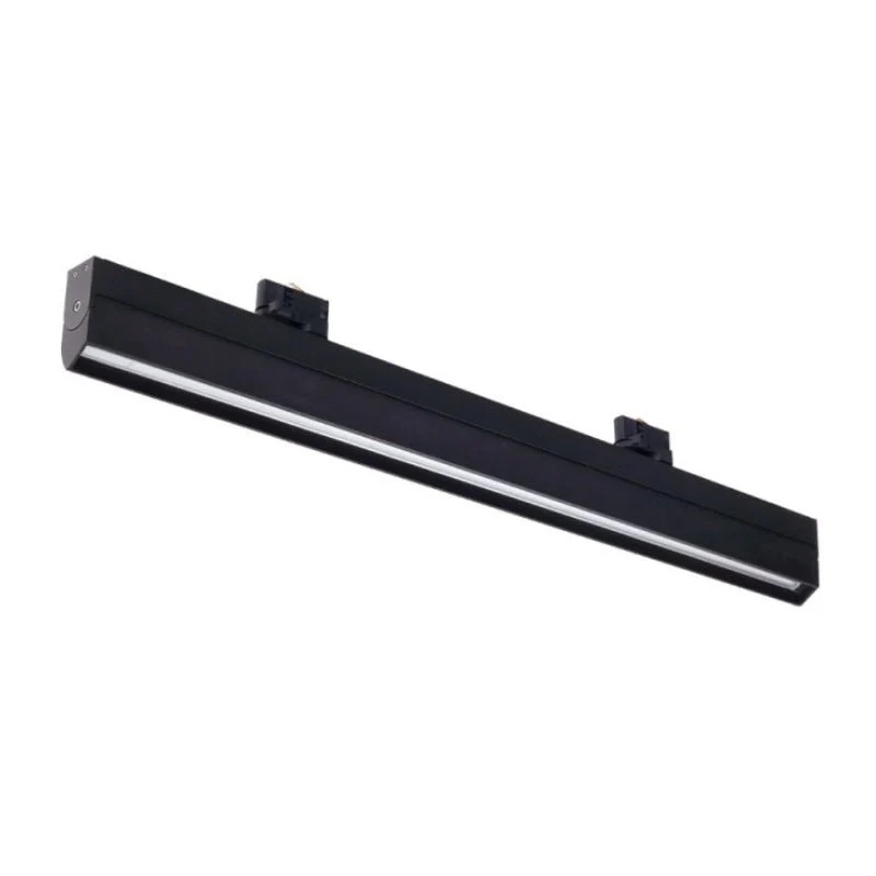 Spot LED sur Rail Linéaire Triphasé 90cm 40W Noir Garantie 5 ans