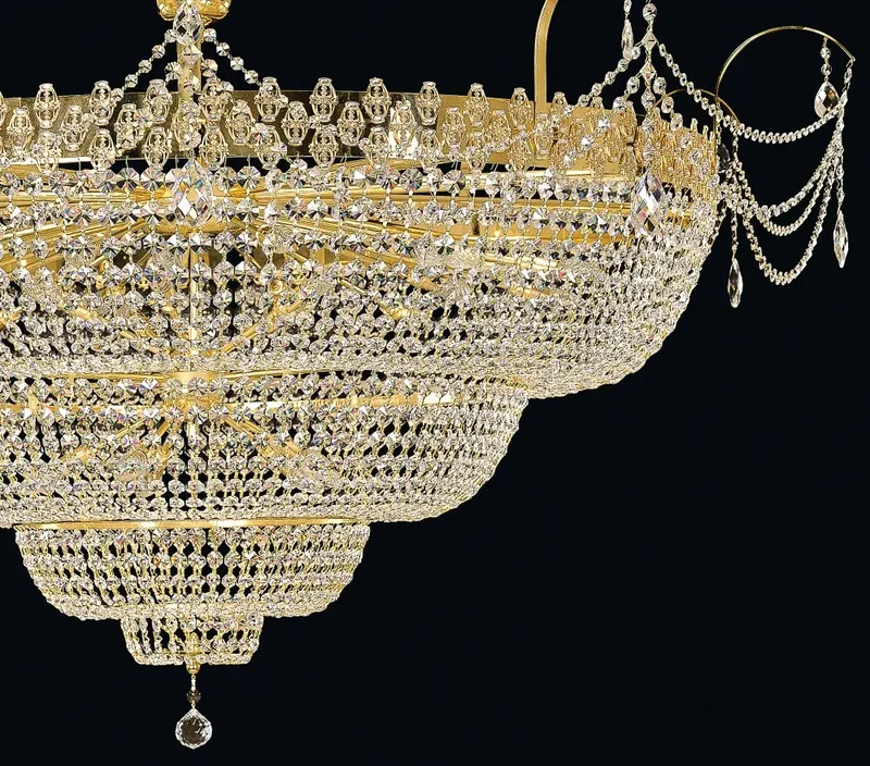 Grand Plafonnier Luxe Européen