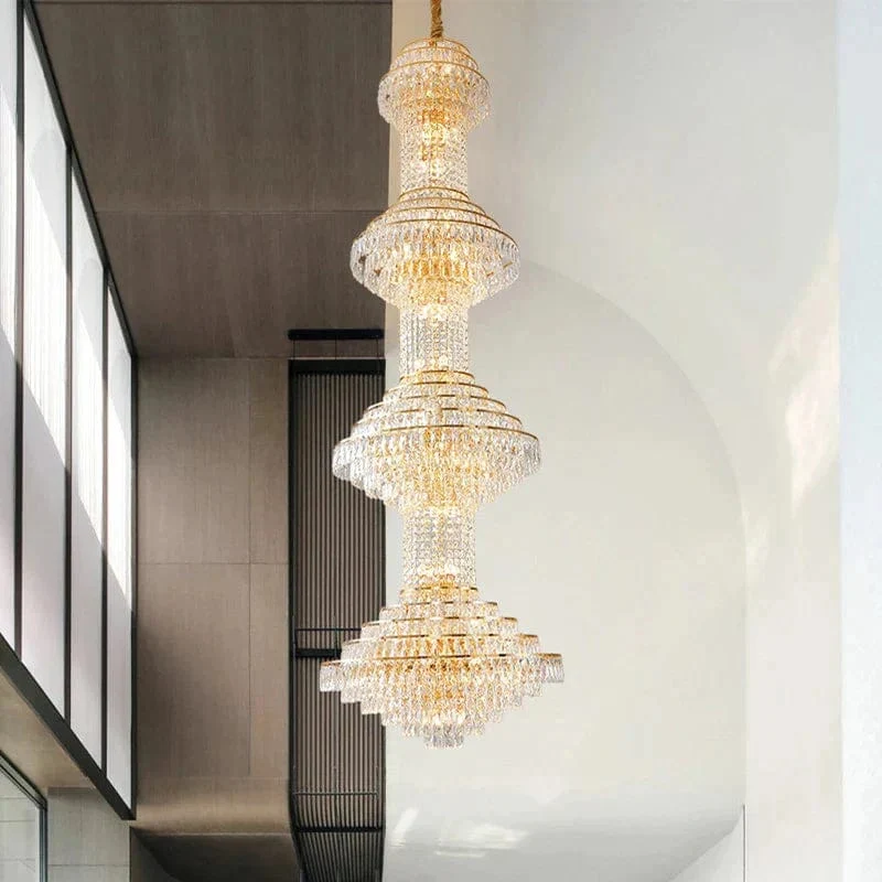 Lustre Cristal Geant Pour Salles de Reception