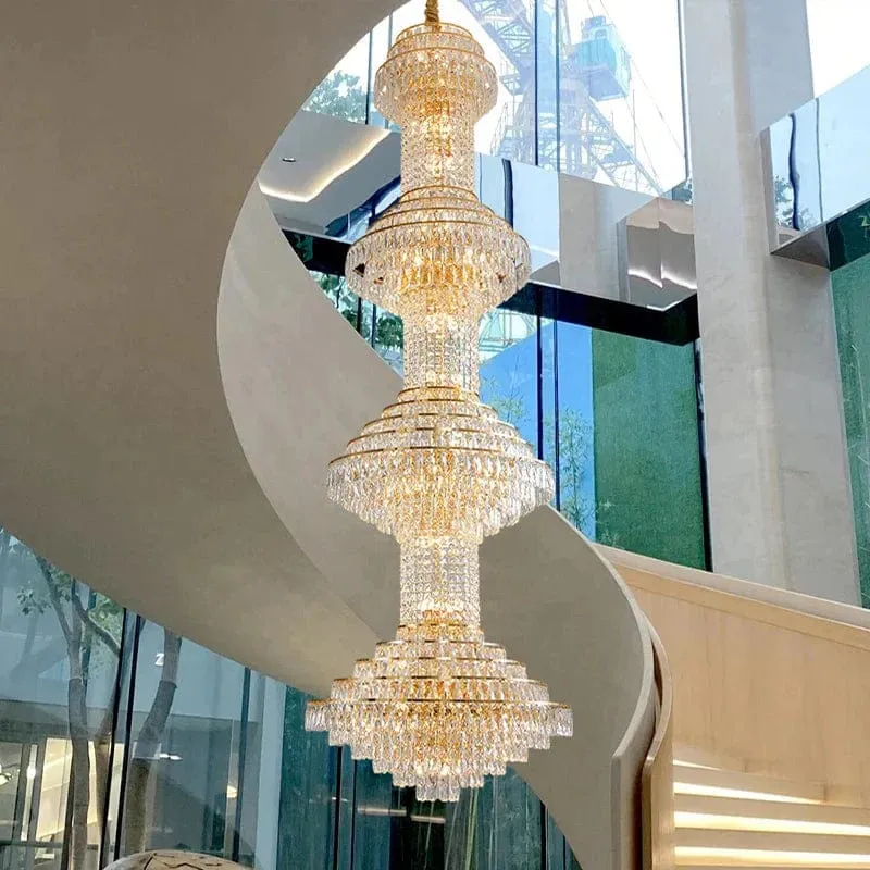Lustre Cristal Geant Pour Salles de Reception