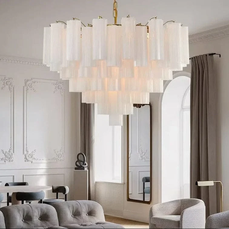 Lustre Design en Verre pour Salon