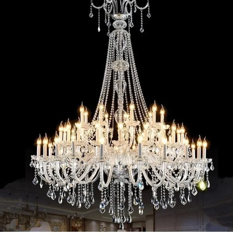 Grand Lustre Chic Cristal Baroque