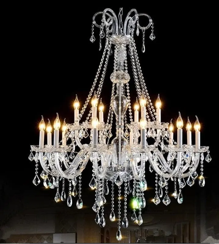 Grand Lustre Chic Cristal Baroque
