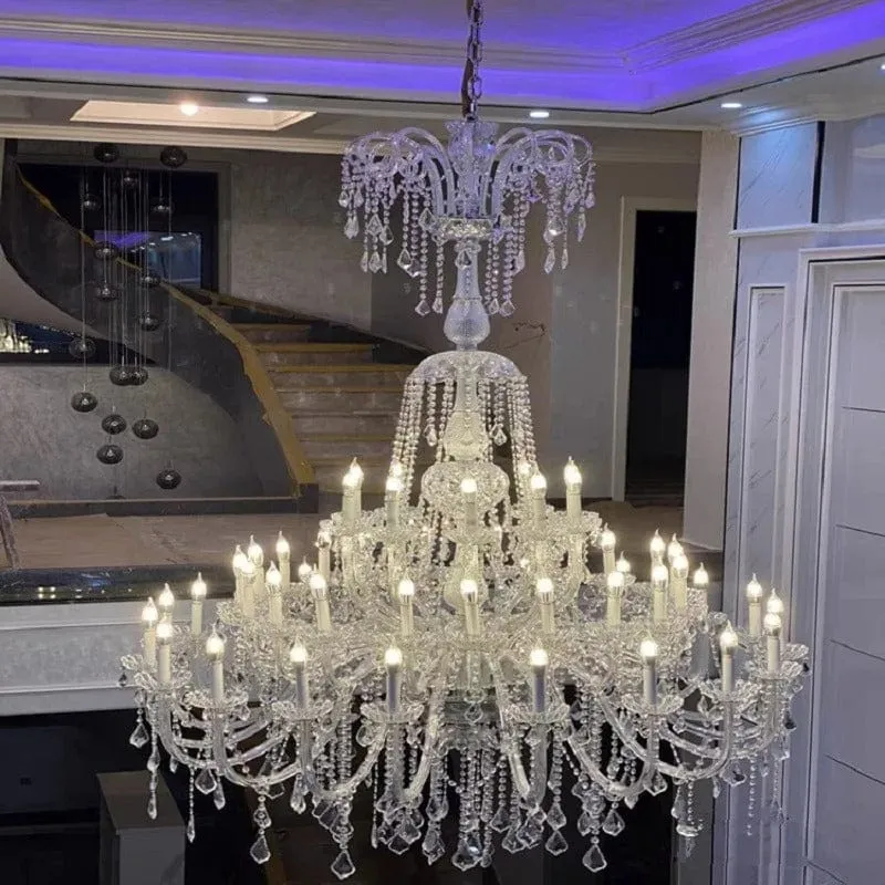 Grand Lustre Chic Cristal Baroque