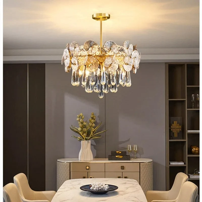 Lustre de cristal de 1m