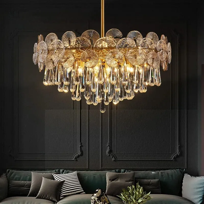 Lustre de cristal de 1m