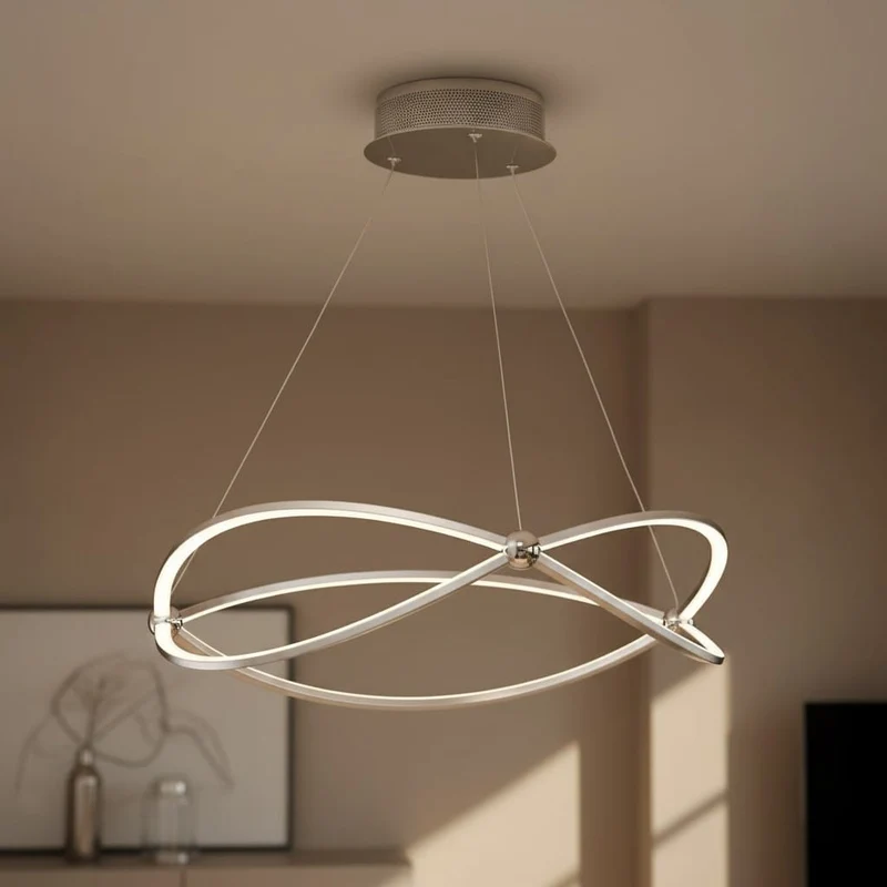 Suspension LED Salon Chrome