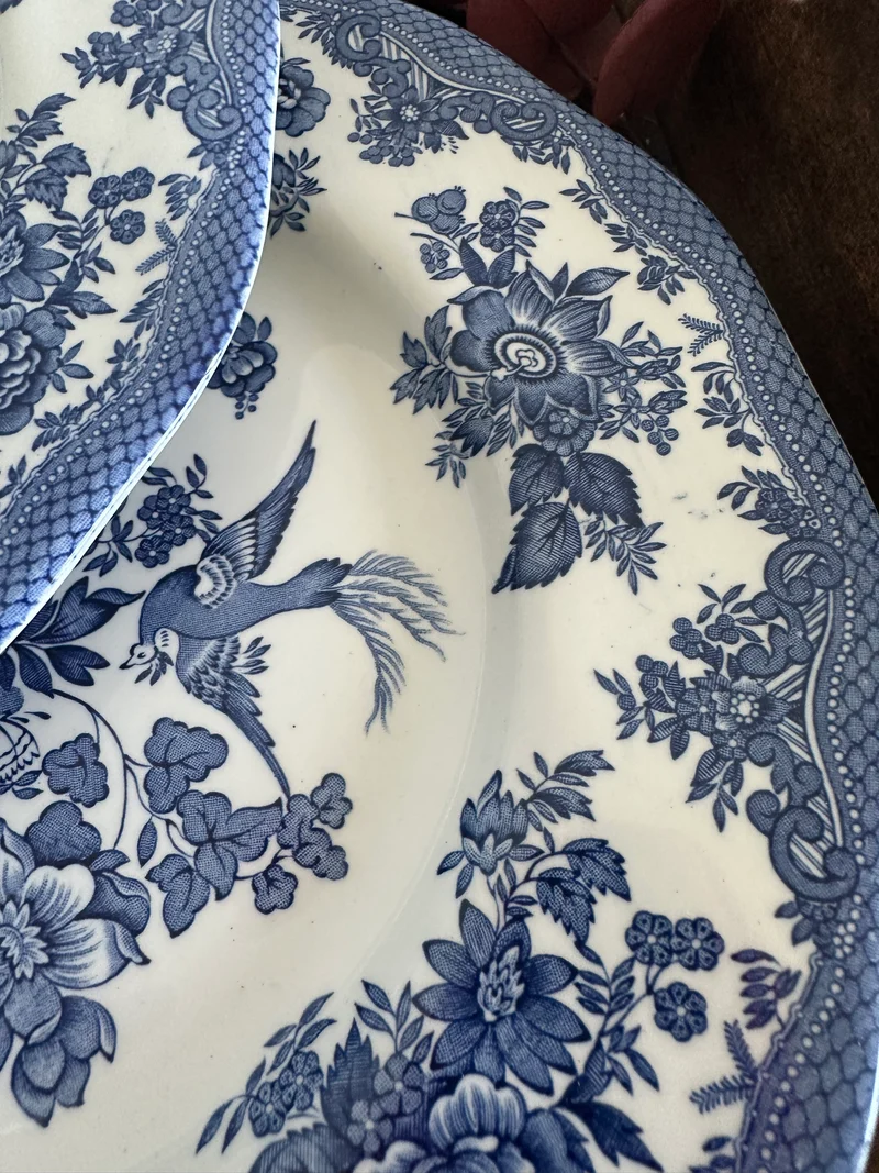 Assiettes plates x 6 Wedgwood Tunstall ltd England