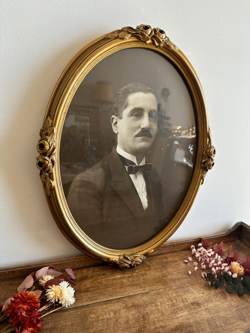 Portrait Monsieur à moustache
