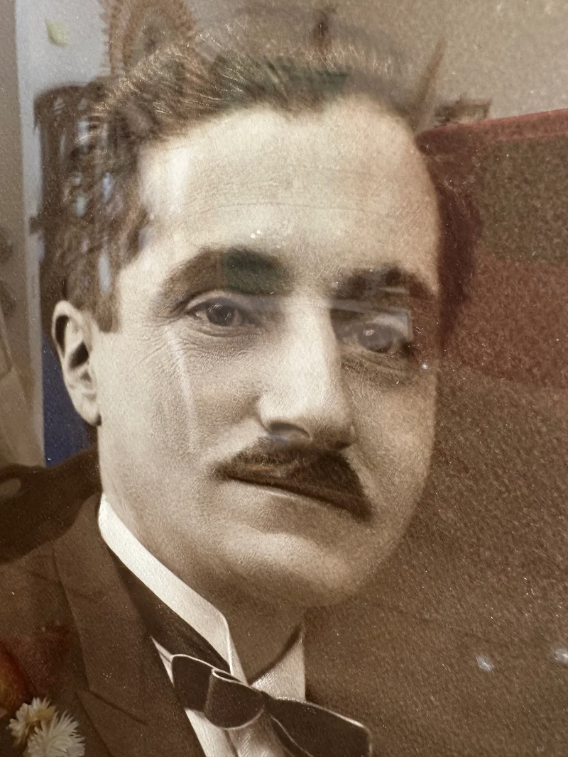 Portrait Monsieur à moustache