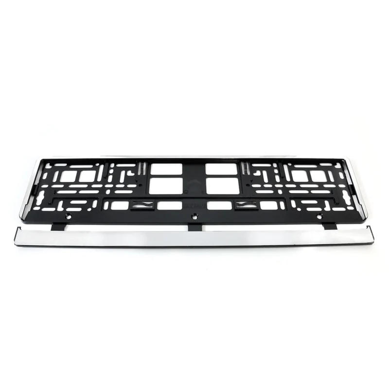 Support de plaque d'immatriculation / Noir ou Chrome