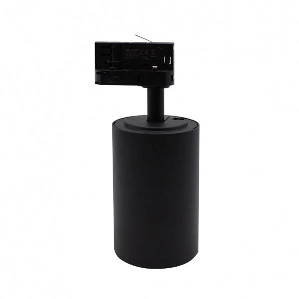 Spot LED sur Rail Triphasé CCT 30W 60° Noir - 3000K/4000K/6500K
