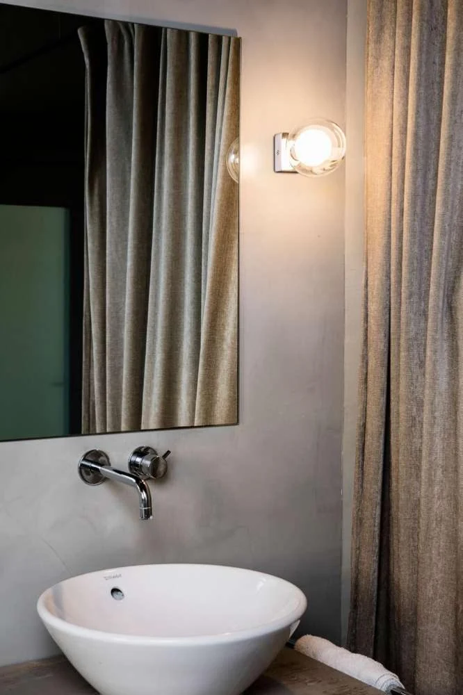 Applique murale salle de bain PERLA chrome