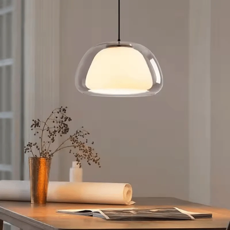 Luminaire Suspension Triple Crème