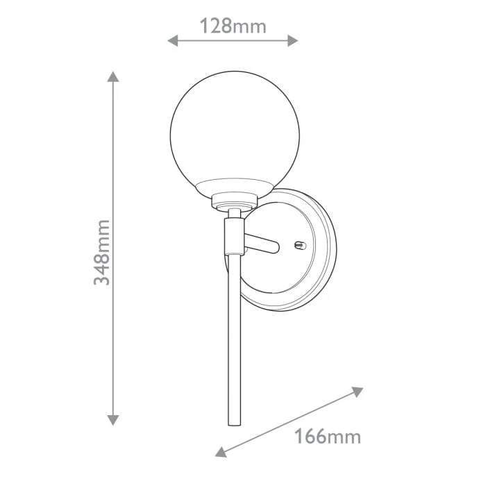Applique Led Intérieur Dorée