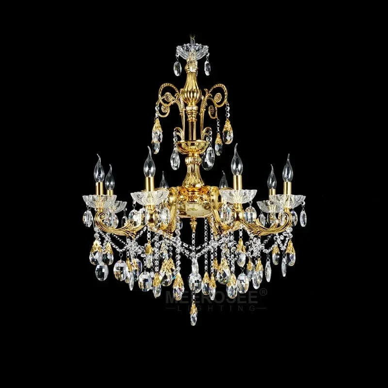 Lustre en cristal blanc transparent
