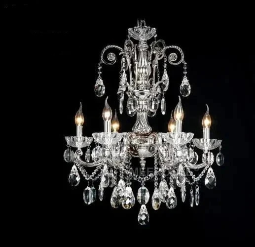 Lustre en cristal blanc transparent