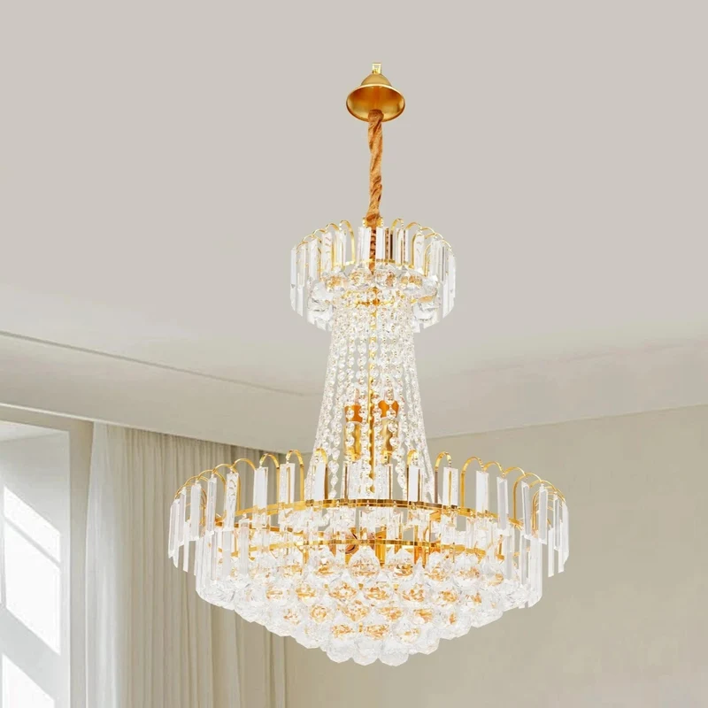Suspension cristal chic pour grand salon