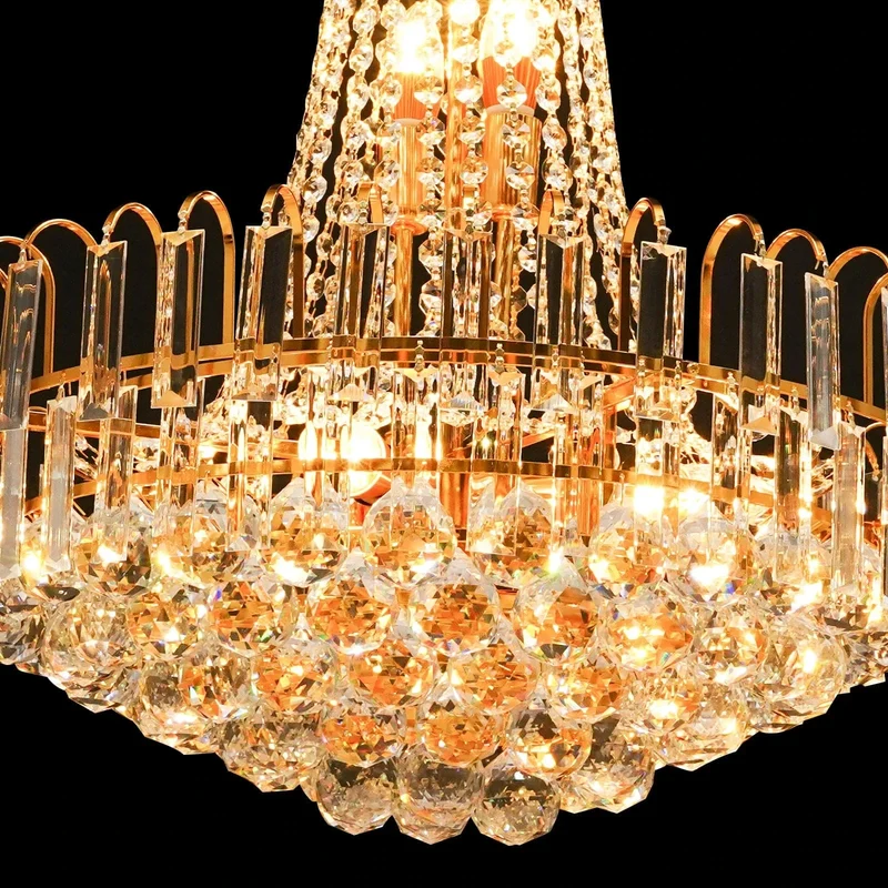 Suspension cristal chic pour grand salon