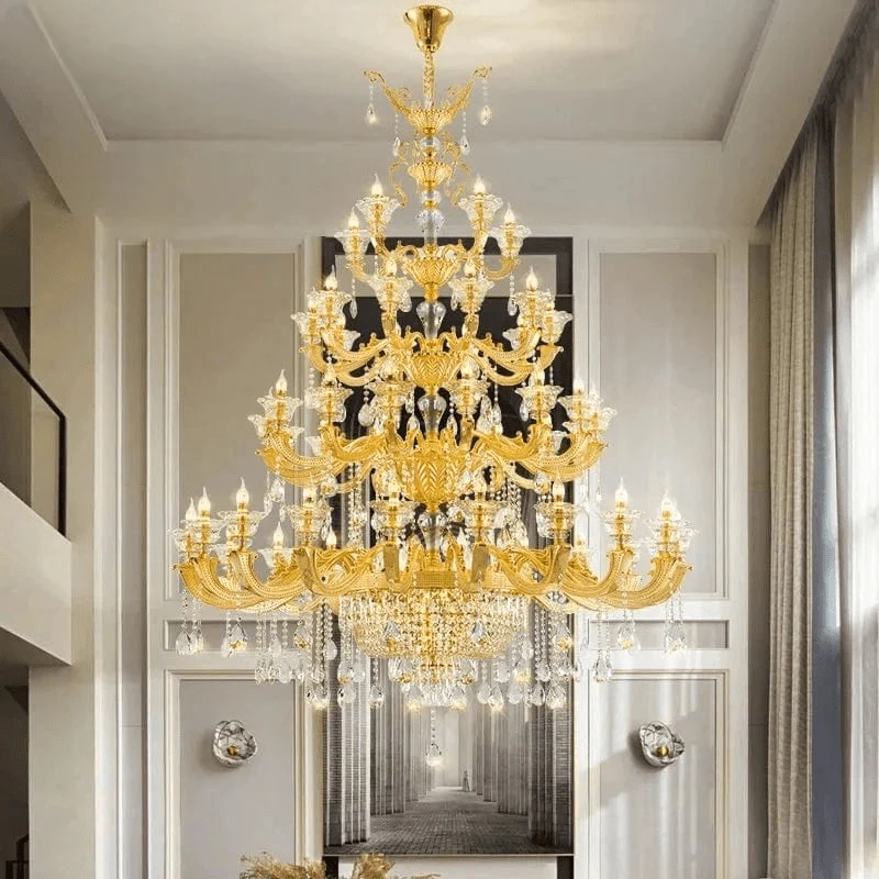 Chandelier Laiton Luxe